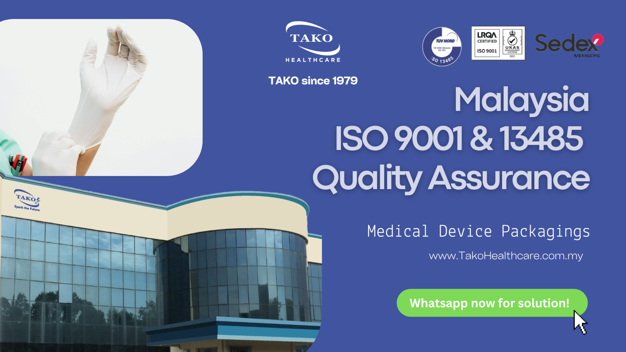 TAKO since 1979 | Malaysia ISO 9001 & 13485 Quality Assurance Medical ...